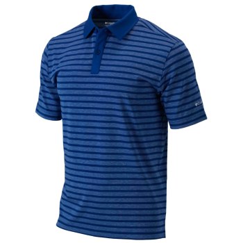 Columbia Polo Heren, Golf Omni-Wick Gamer DonkerBlauw, 71EMWLXBI